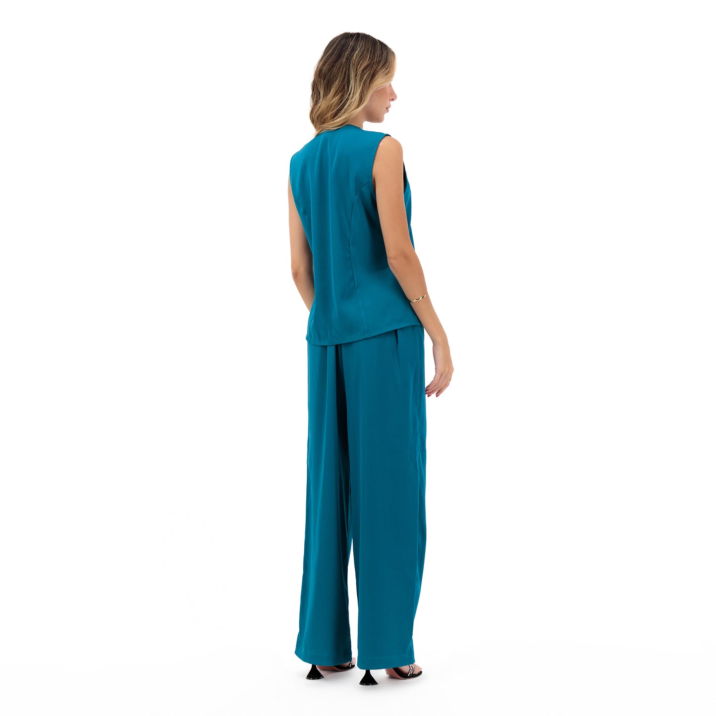 Sleeveless Azure Set